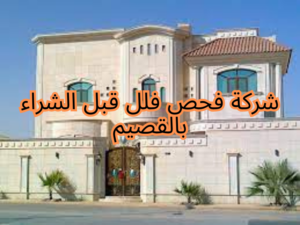 شركة فحص فلل قبل الشراء بالقصيم
